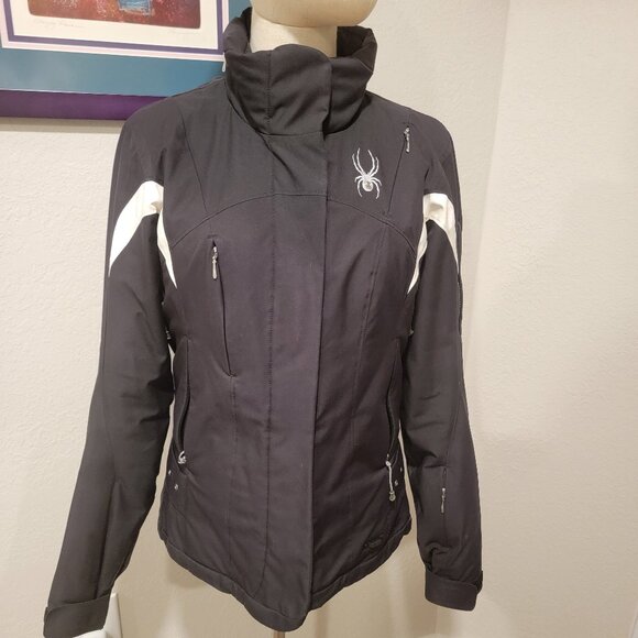 VTG - SPYDER Women's "VOLATILE" Thinsulate Jacket - SZ 6. Bl/Wh Excellent Cond! - Picture 1 of 5